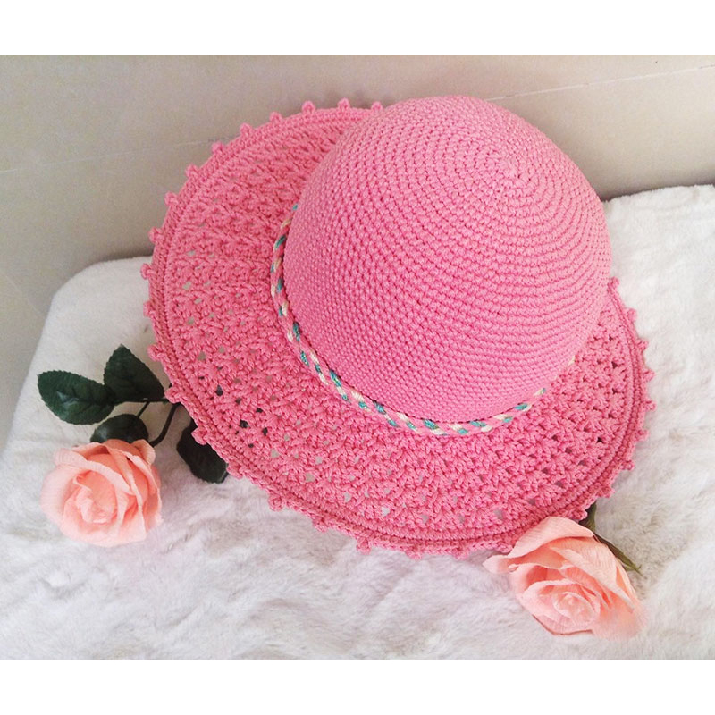 Hướng dẫn móc nón hồng của Nhã Nhã