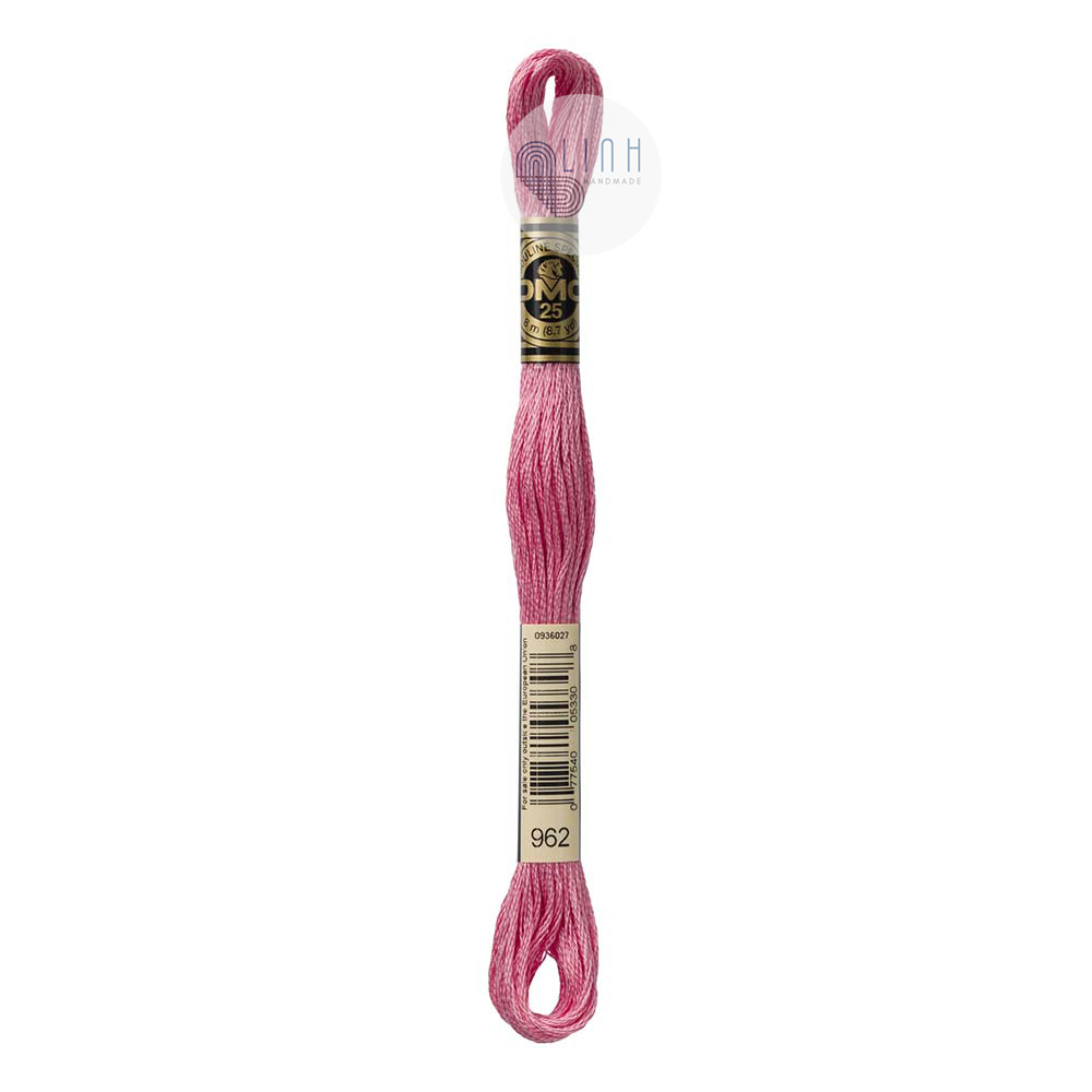 Chỉ thêu cotton DMC EMBROIDERY FLOSS 12 SKEINS 8M Art 117