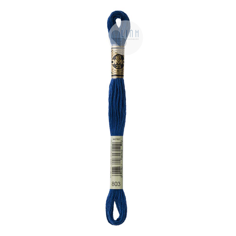 Chỉ thêu cotton DMC EMBROIDERY FLOSS 12 SKEINS 8M Art 117