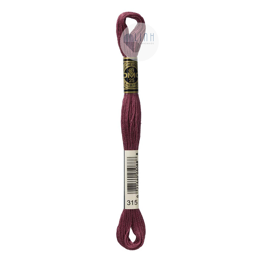Chỉ thêu cotton DMC EMBROIDERY FLOSS 12 SKEINS 8M Art 117