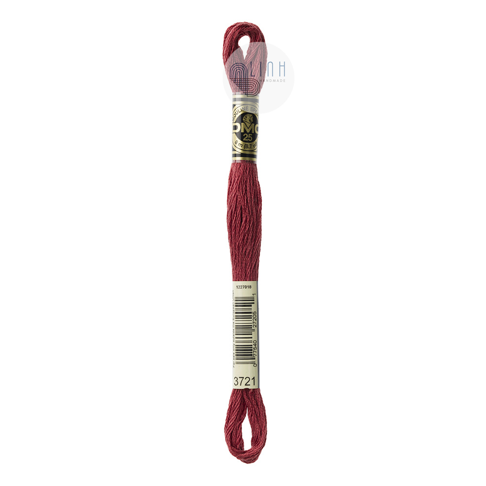 Chỉ thêu cotton DMC EMBROIDERY FLOSS 12 SKEINS 8M Art 117