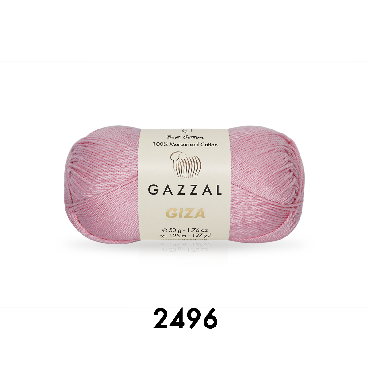 Cuộn Len Sợi Cotton Bóng Gazzal Giza