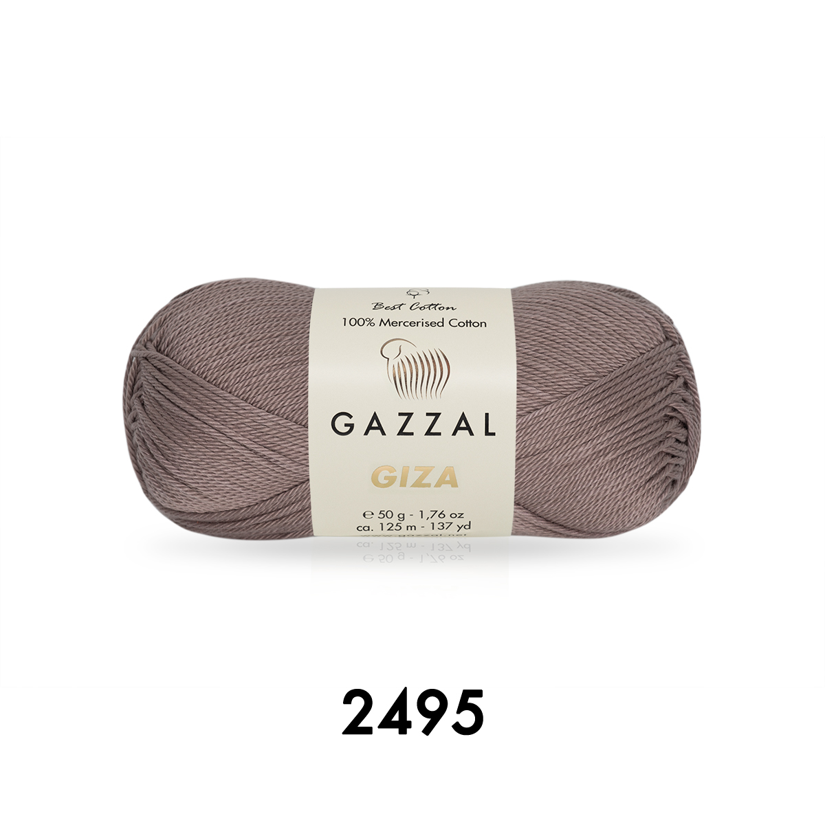 Cuộn Len Sợi Cotton Bóng Gazzal Giza