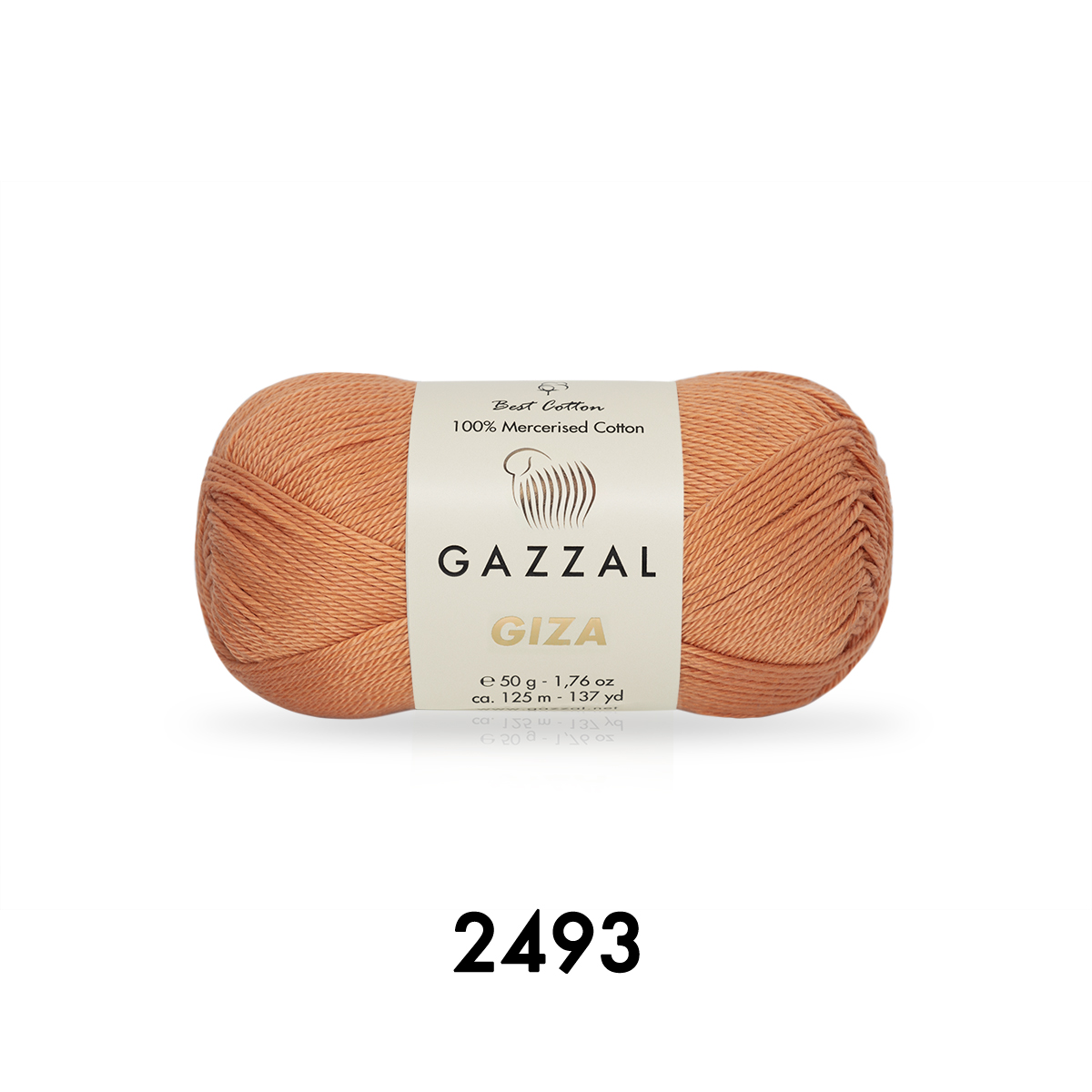 Cuộn Len Sợi Cotton Bóng Gazzal Giza