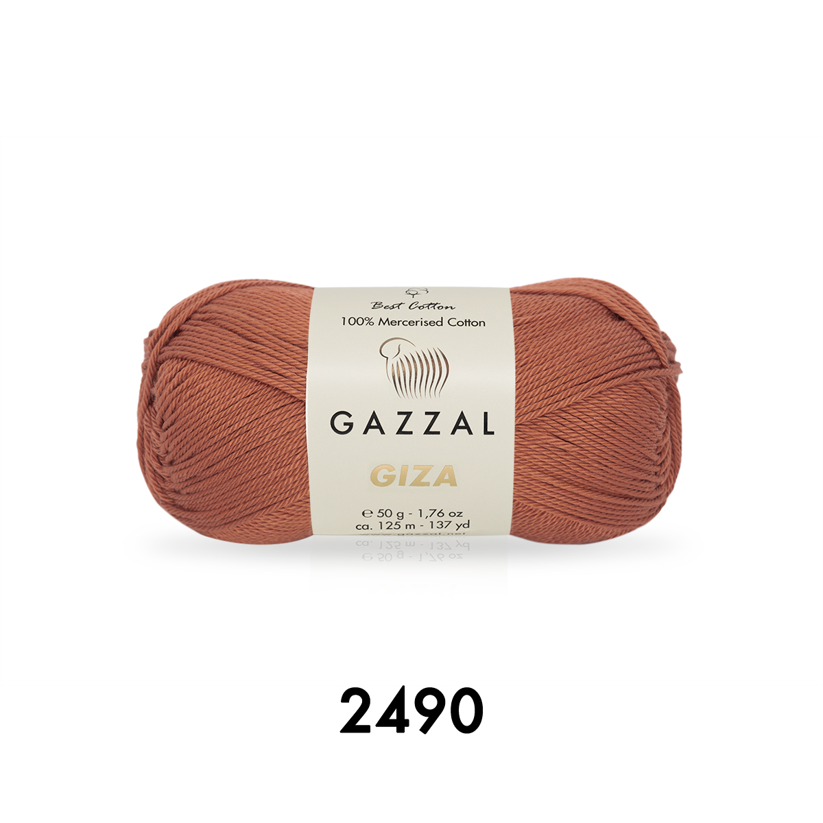 Cuộn Len Sợi Cotton Bóng Gazzal Giza