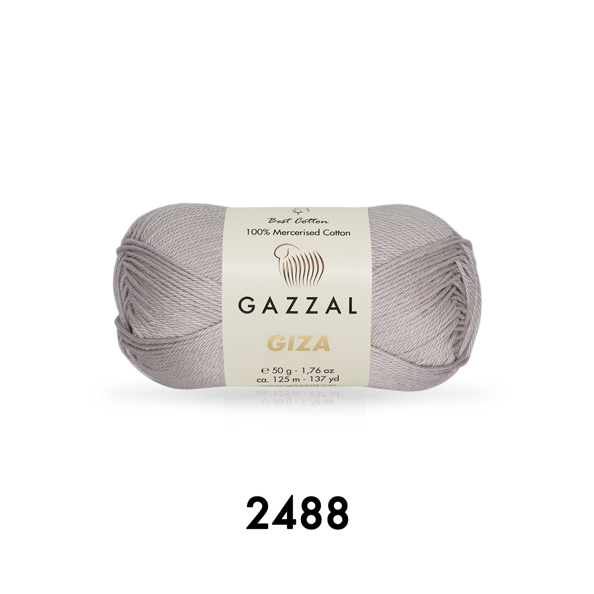 Cuộn Len Sợi Cotton Bóng Gazzal Giza