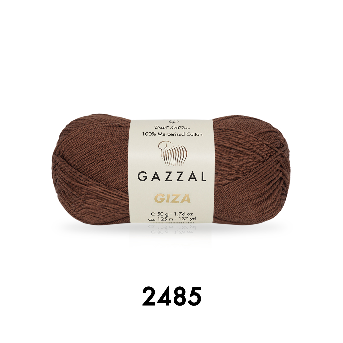 Cuộn Len Sợi Cotton Bóng Gazzal Giza