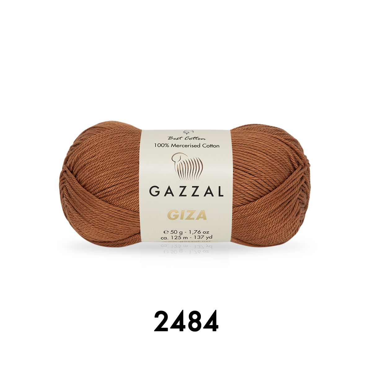 Cuộn Len Sợi Cotton Bóng Gazzal Giza