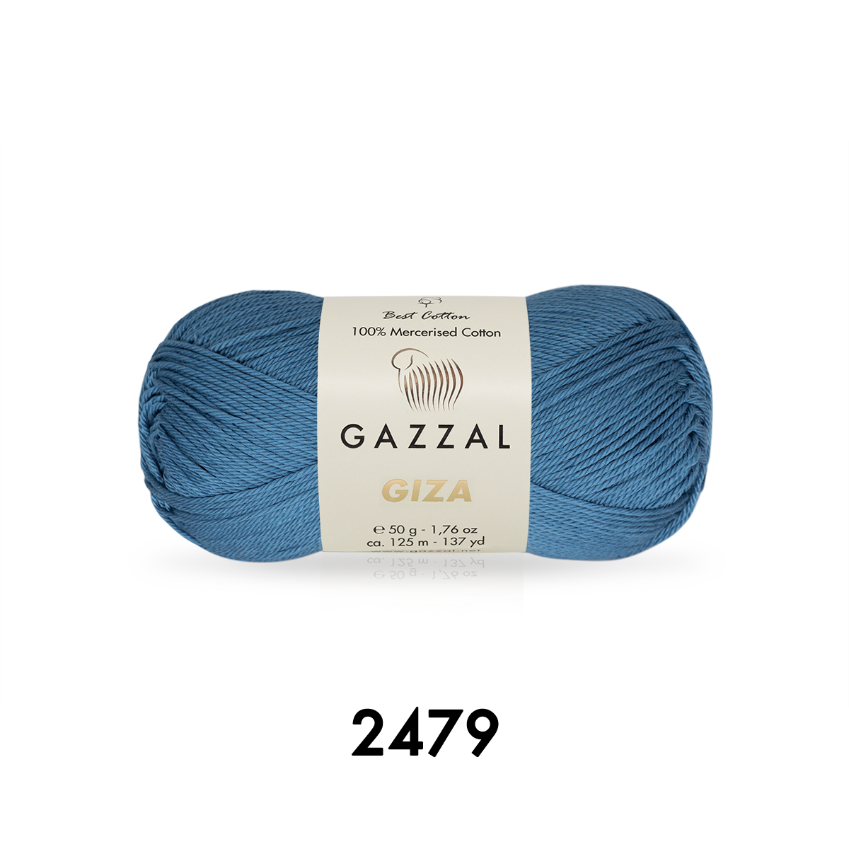 Cuộn Len Sợi Cotton Bóng Gazzal Giza