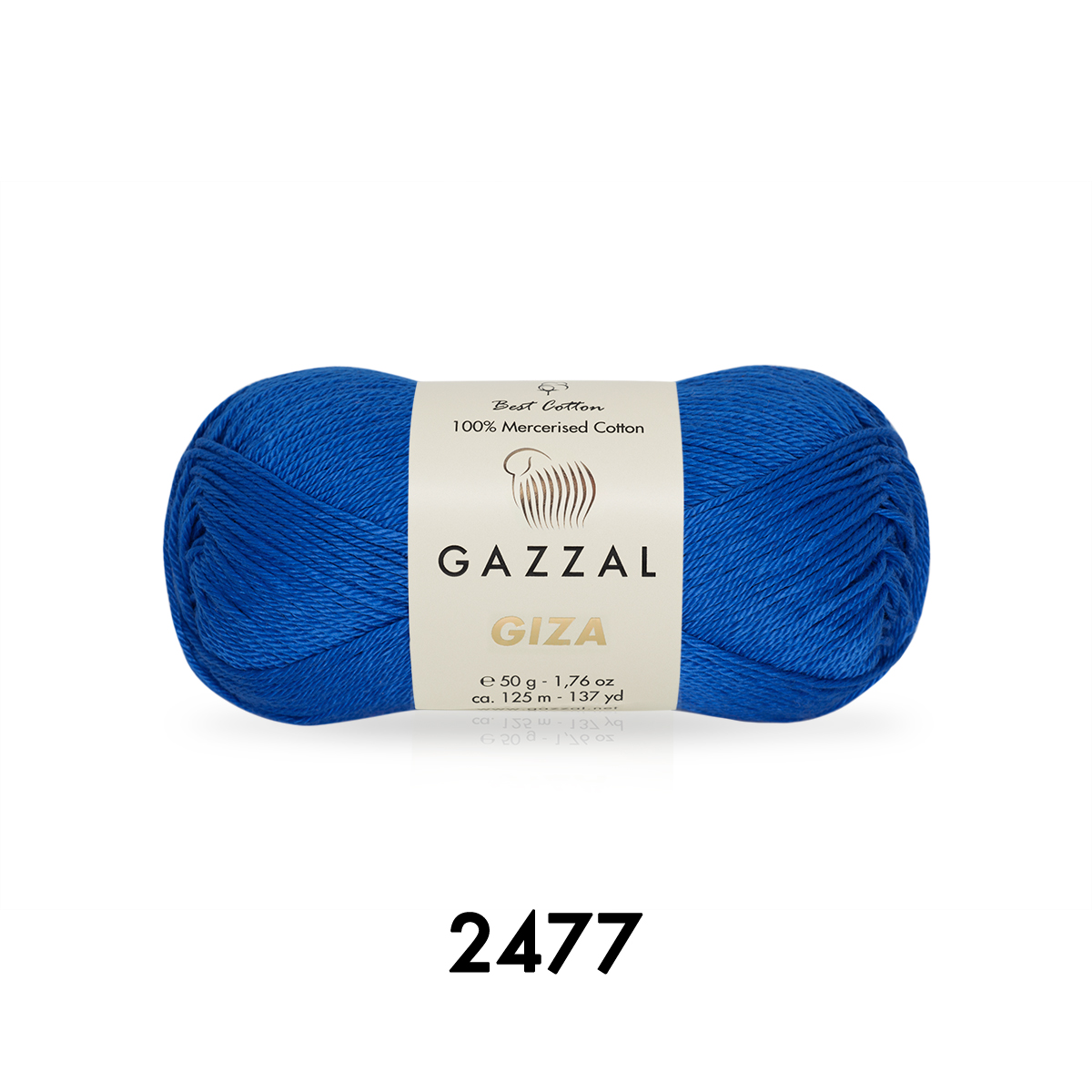 Cuộn Len Sợi Cotton Bóng Gazzal Giza