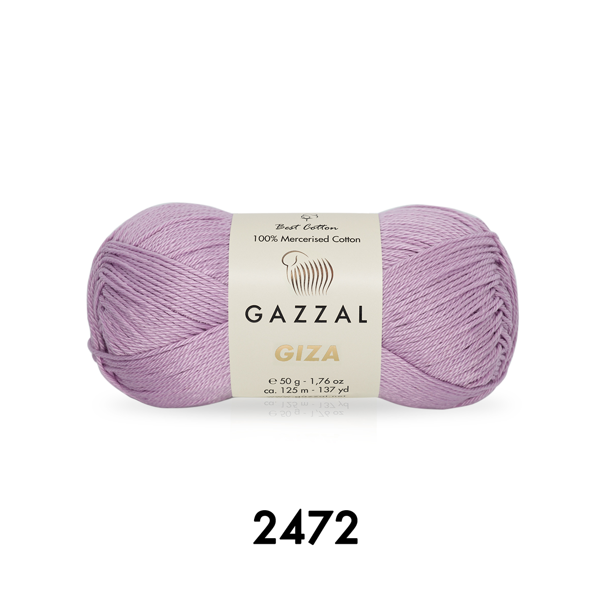 Cuộn Len Sợi Cotton Bóng Gazzal Giza