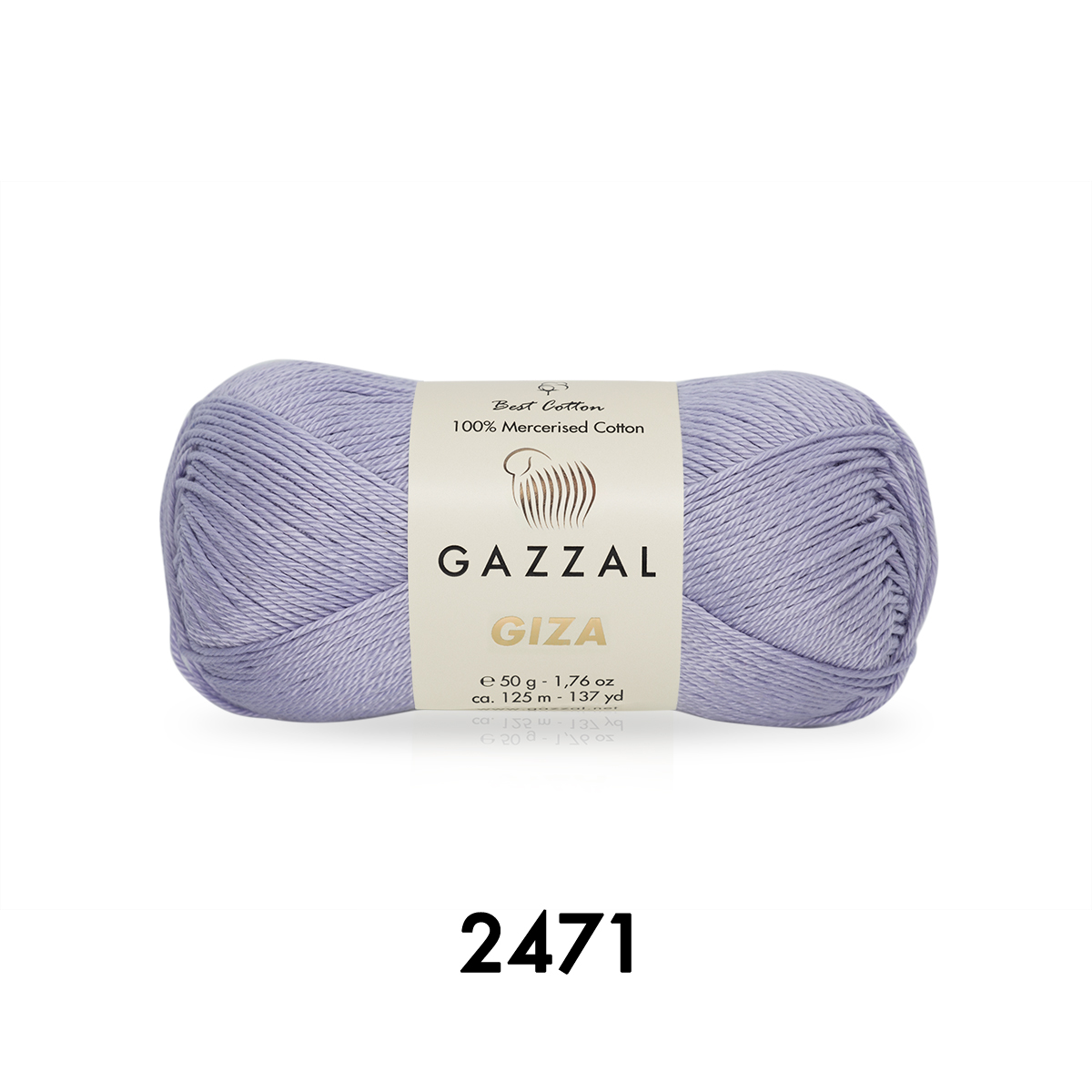 Cuộn Len Sợi Cotton Bóng Gazzal Giza