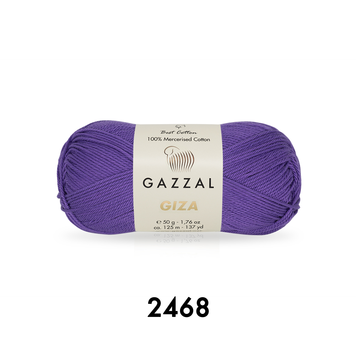 Cuộn Len Sợi Cotton Bóng Gazzal Giza