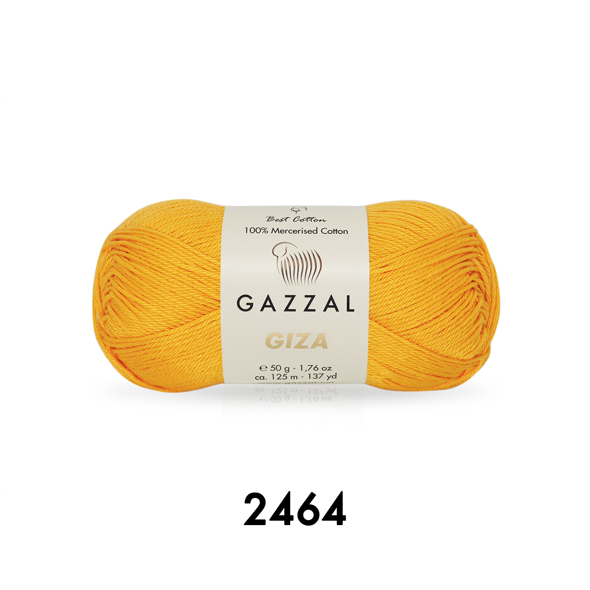 Cuộn Len Sợi Cotton Bóng Gazzal Giza