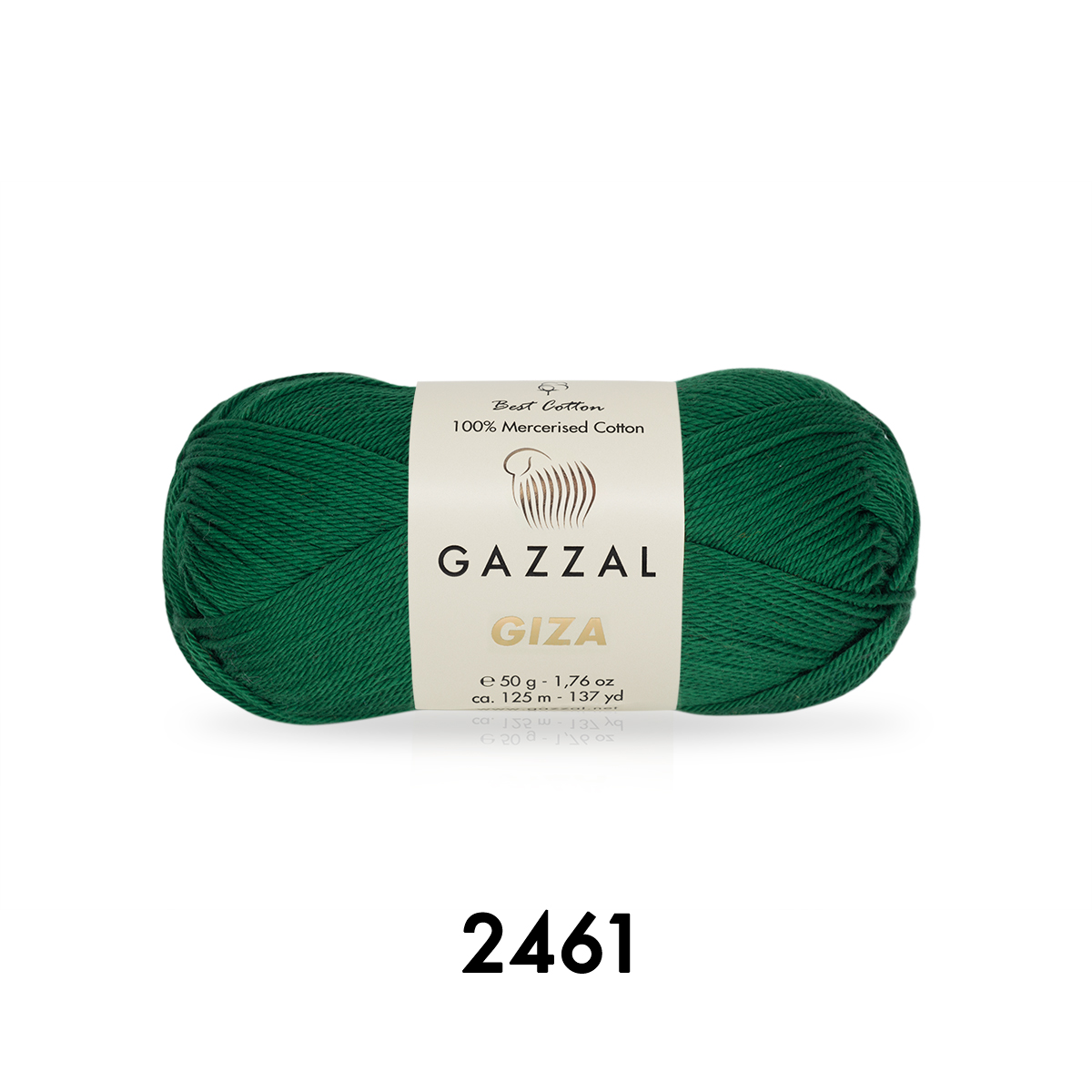 Cuộn Len Sợi Cotton Bóng Gazzal Giza