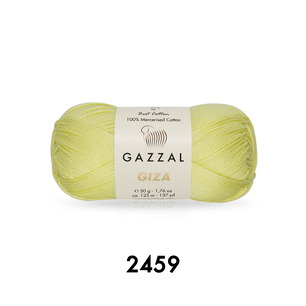 Cuộn Len Sợi Cotton Bóng Gazzal Giza