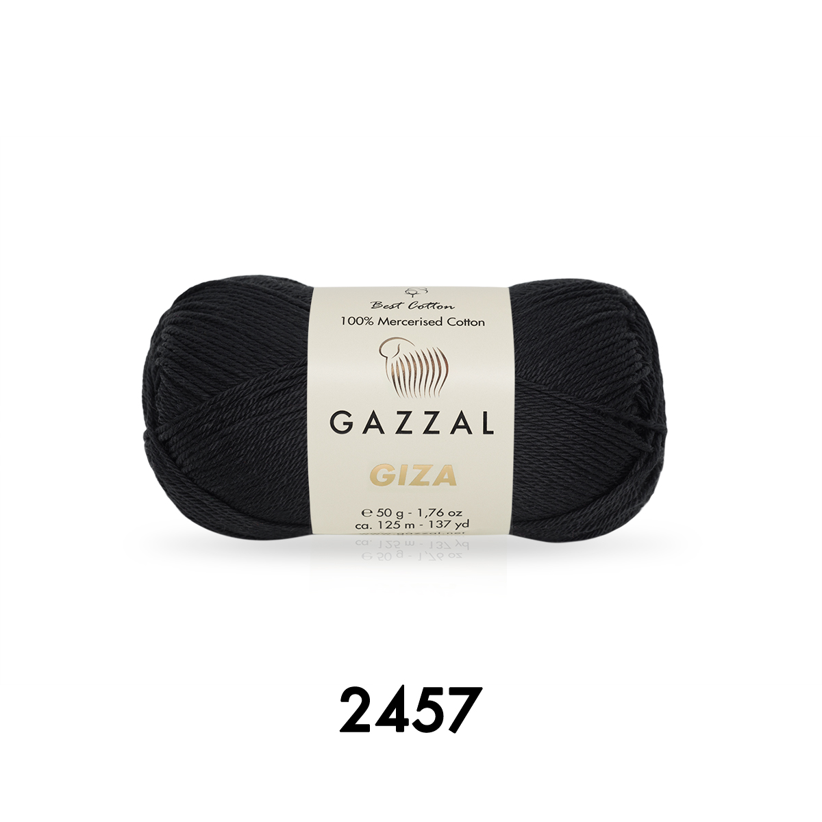 Cuộn Len Sợi Cotton Bóng Gazzal Giza