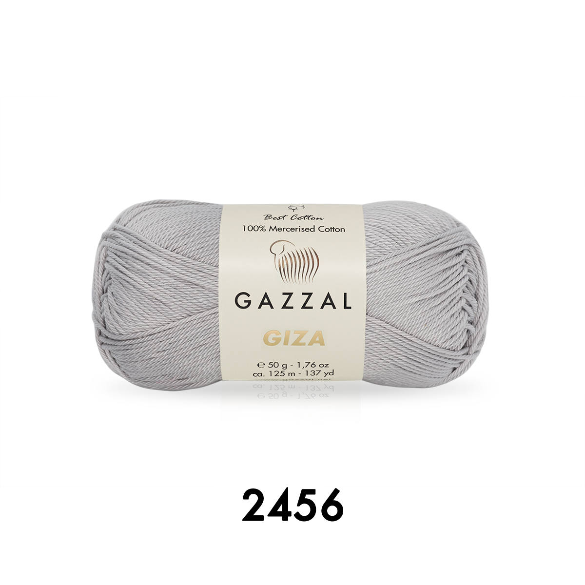 Cuộn Len Sợi Cotton Bóng Gazzal Giza