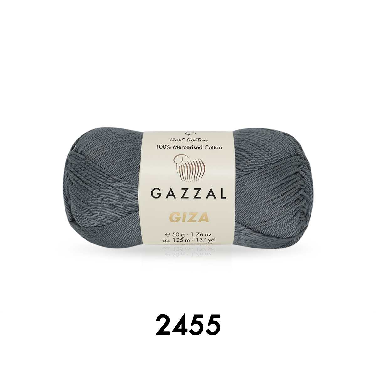 Cuộn Len Sợi Cotton Bóng Gazzal Giza