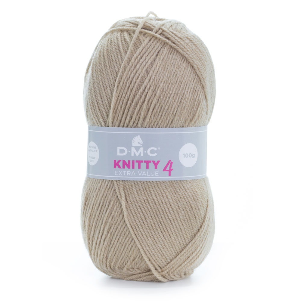 Cuộn len sợi đan tay AC , Acyrlic Yarn DMC Knitty 4