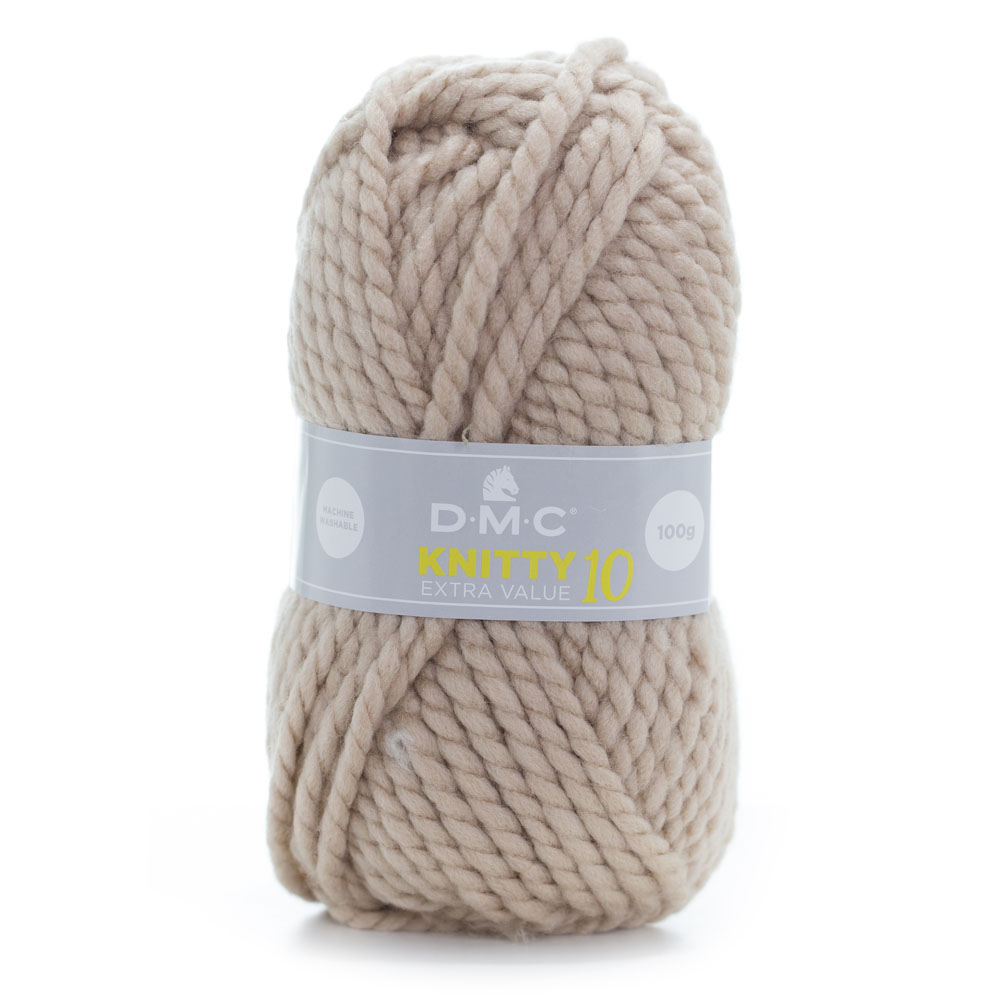 Cuộn len sợi đan tay siêu to khổng lồ AC , Acyrlic Yarn DMC Knitty 10 Ref 8114