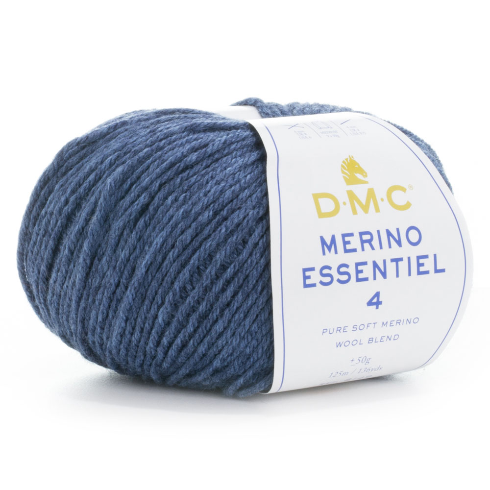 Cuộn len sợi lông cừu pha acrylic DMC Merino Essentiel 4 50gr Art 8149