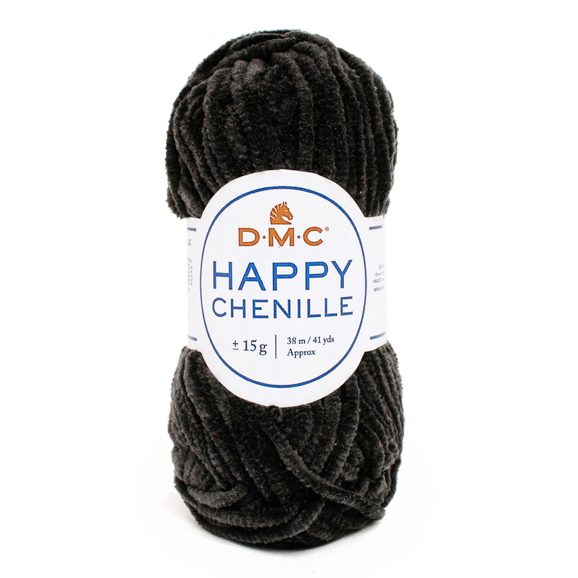 Cuộn len nhung chuyên móc amigurumi thú bông và phụ kiện trang trí DMC Happy Chenille 15gr Art.8143