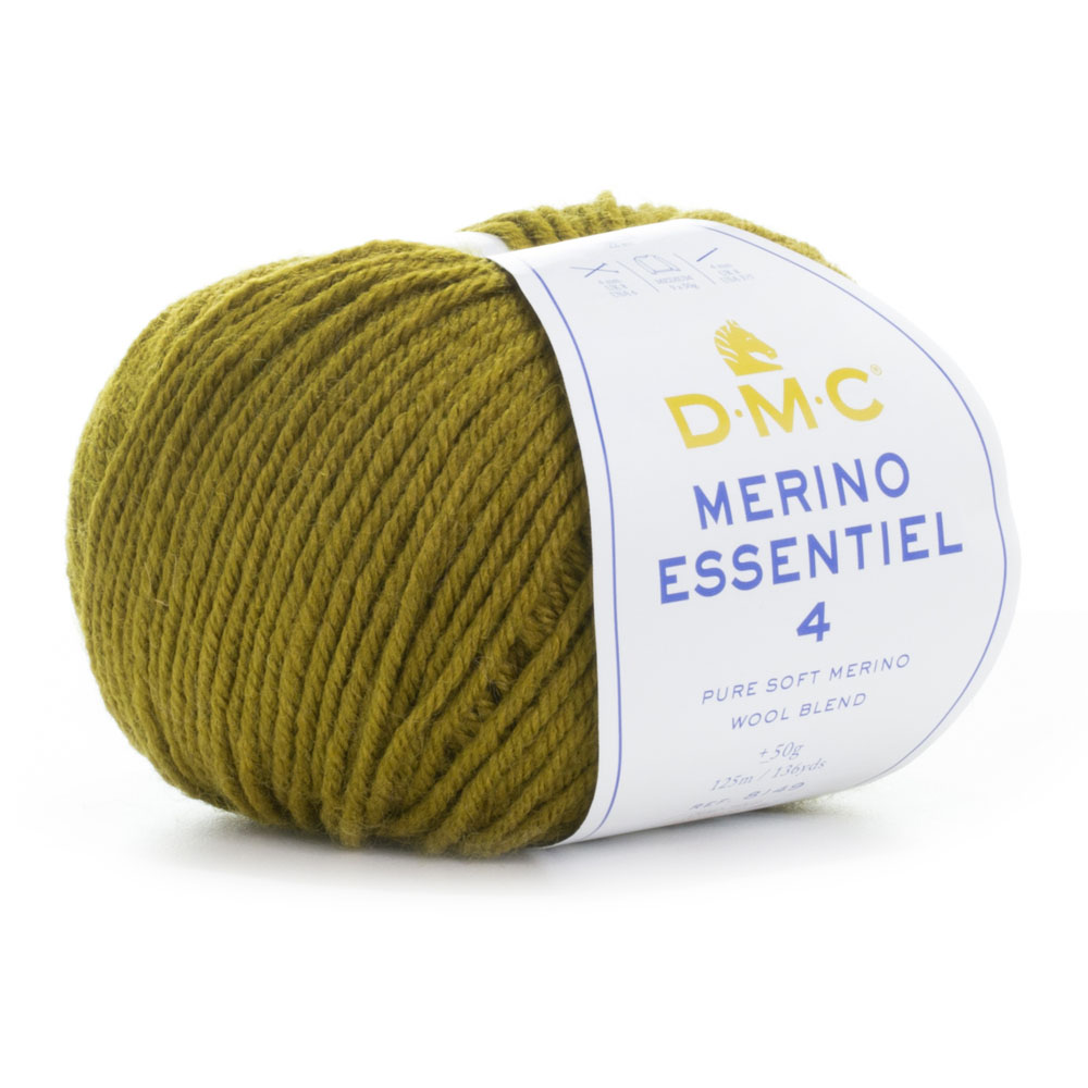 Cuộn len sợi lông cừu pha acrylic DMC Merino Essentiel 4 50gr Art 8149