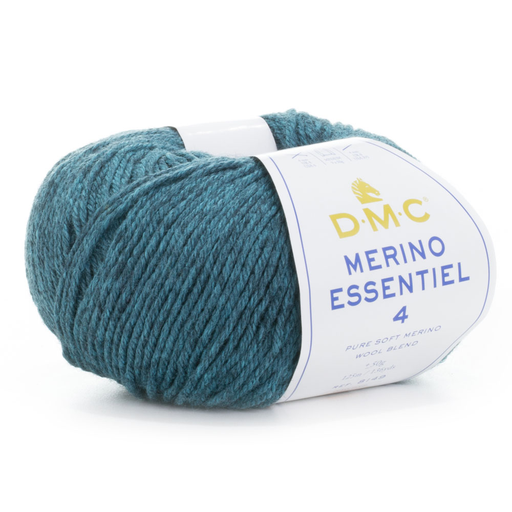 Cuộn len sợi lông cừu pha acrylic DMC Merino Essentiel 4 50gr Art 8149