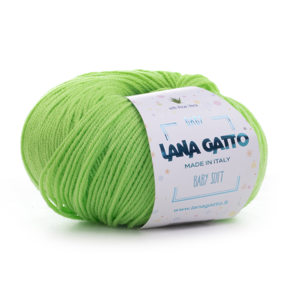 Cuộn Len Lana Gatto Baby Soft SW Aloe Vera