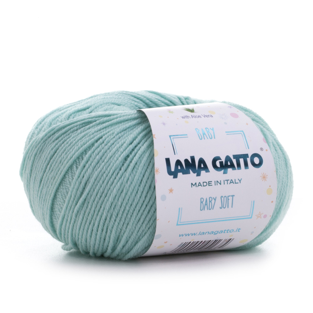 Cuộn Len Lana Gatto Baby Soft SW Aloe Vera