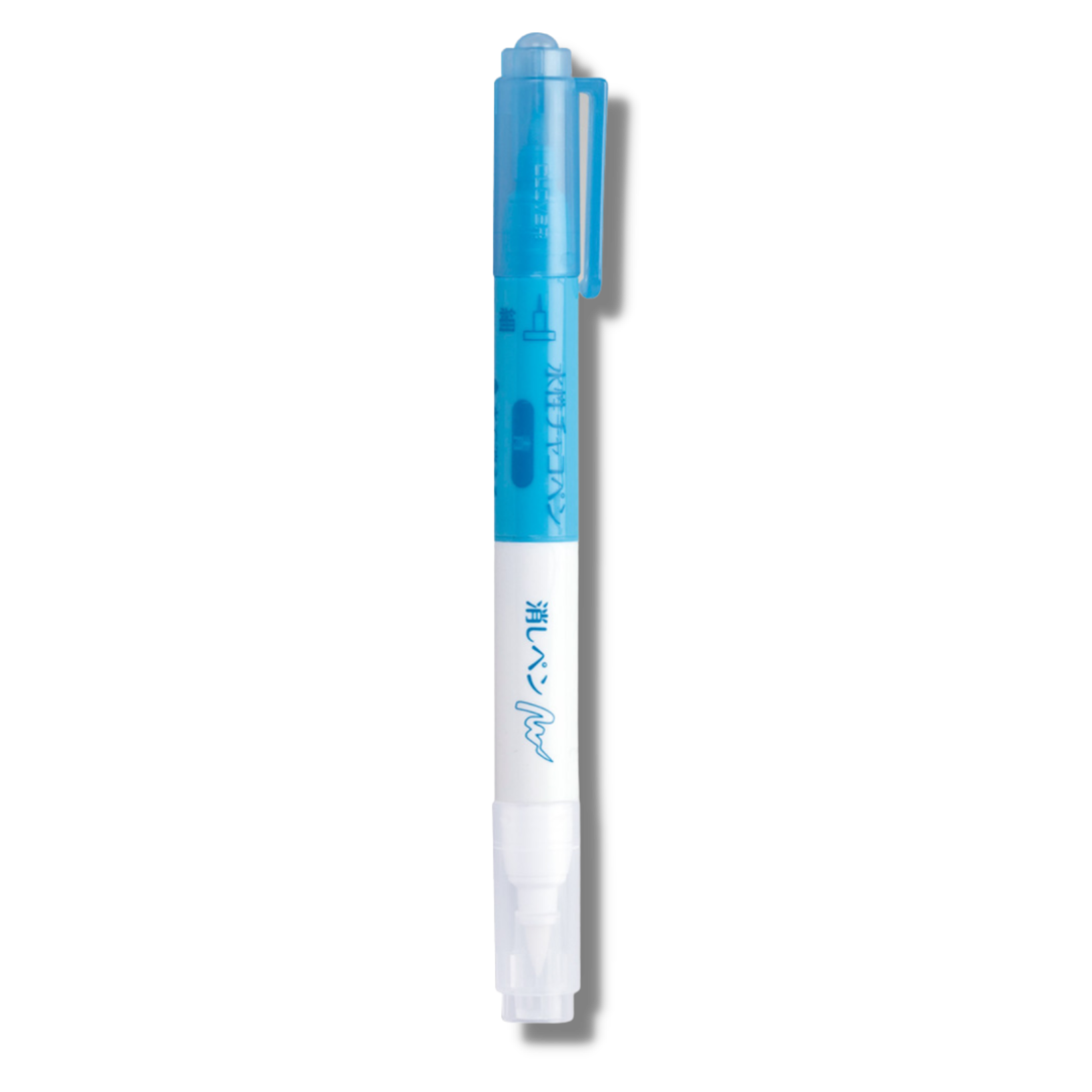 Bút vẽ thêu lên vải hòa tan trong nước Clover Water Erasable Marker with Eraser (Blue)