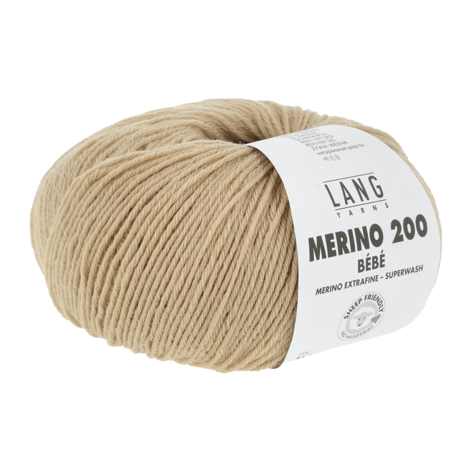 Cuộn Len Sợi Lông Cừu Yarn Wool Lang Merino 200 Bebe