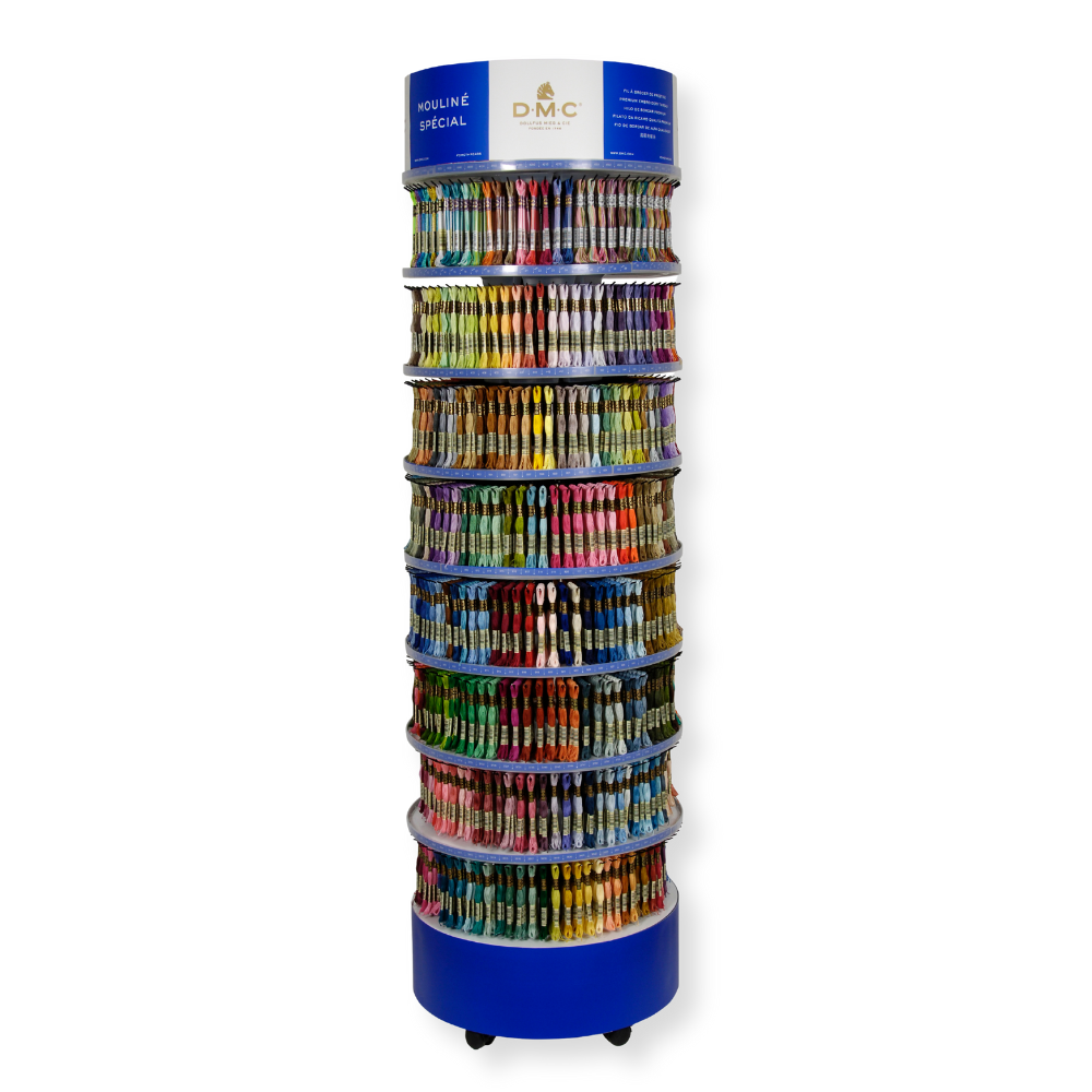 Cột quay trưng bày chỉ thêu DMC Spinner Displays Art 3117A-003
