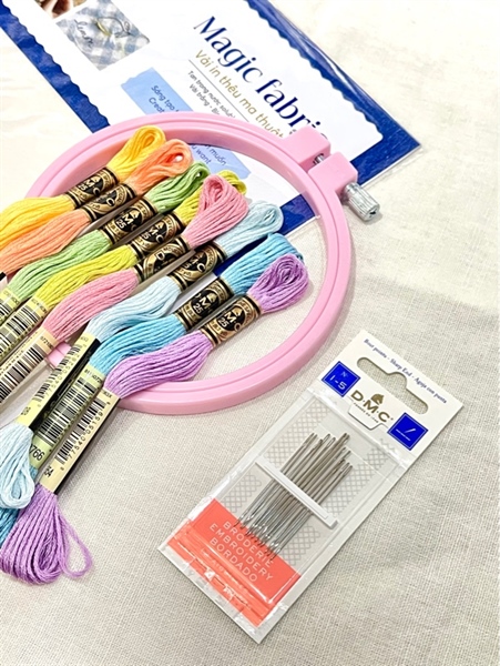 Bộ dụng cụ thêu dành cho người bắt đầu - Beginner Embroidery Kits