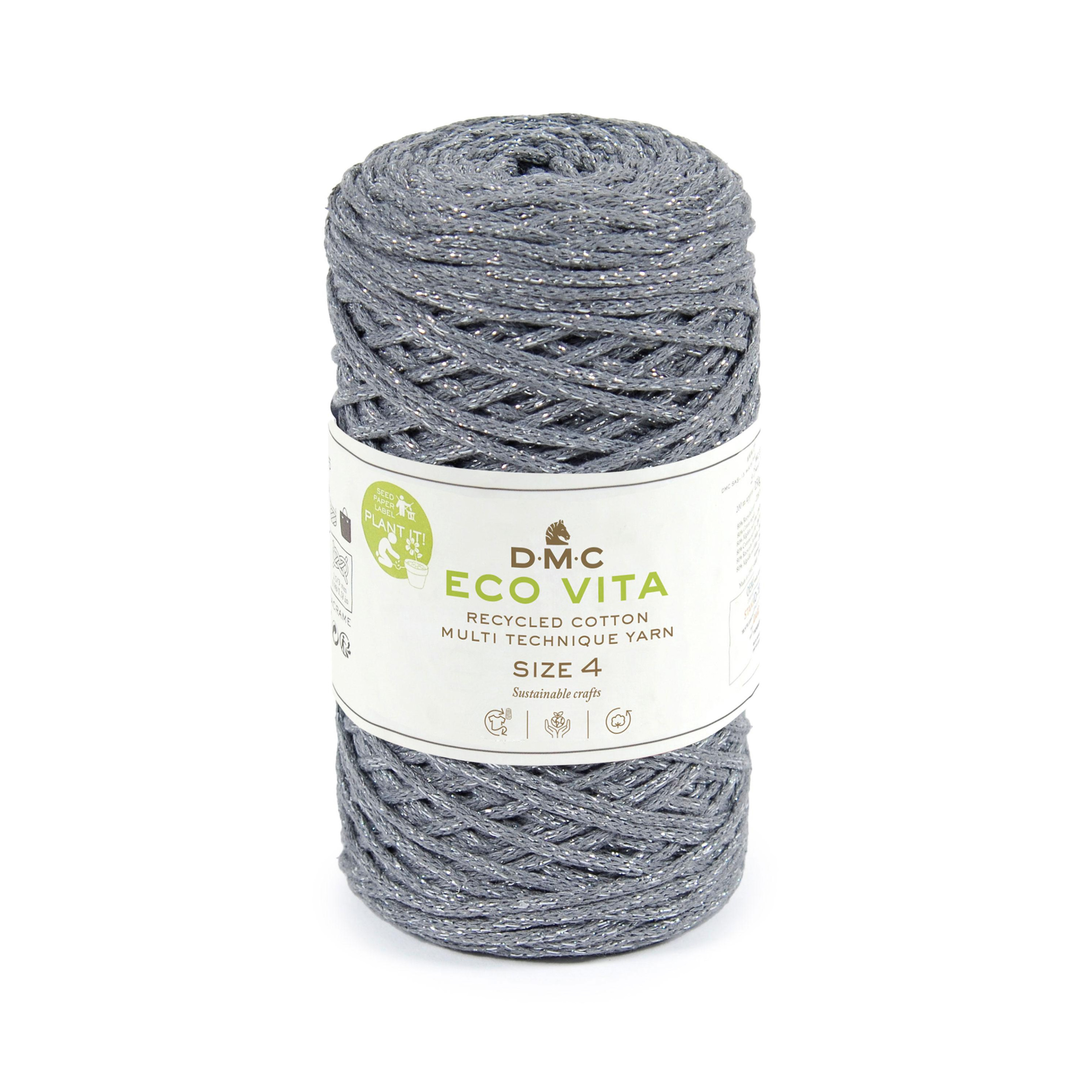  Cuộn sợi dệt DMC COTON RECYCLE ECO VITA 4MM METALLIC 4 PEL 25 Art 387