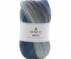 Cuộn len sợi đan tay loang nhiều màu acrylic pha lông cừu DMC Brio Ref.8121