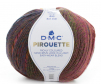 Cuộn len sợi đan tay loang nhiều màu AC , Acrylic DMC Pirouette 200gr Art 8131