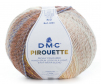 Cuộn len sợi đan tay loang nhiều màu AC , Acrylic DMC Pirouette 200gr Art 8131