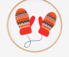 Mẫu Hướng Dẫn Thêu Embroidery Pattern WINTER MITTENS