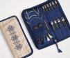 Bộ kim đan vòng bằng gỗ mun KnitPro Lantern Moon Heirloom Interchangeable Needle Set - 5