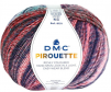 Cuộn len sợi đan tay loang nhiều màu AC , Acrylic DMC Pirouette 200gr Art 8131