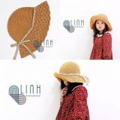 Hướng dẫn móc mũ sò rũ bằng sợi dệt trơn