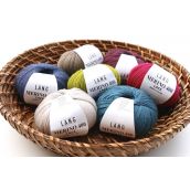 Cuộn len sợi lông cừu Yarn Wool Lang Merino Lace 400