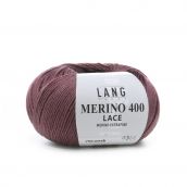 Cuộn len sợi lông cừu Yarn Wool Lang Merino Lace 400