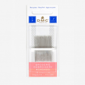 Vỉ Kim Thêu Trắng Inox DMC Embroidery Needles 1765/5 No 7