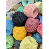 Sợi Lace Cotton Nhũ Kim Tuyến Craft Yarn