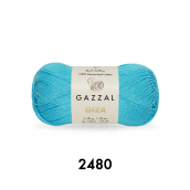 Cuộn Len Sợi Cotton Bóng Gazzal Giza