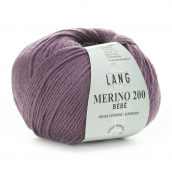 Cuộn Len Sợi Lông Cừu Yarn Wool Lang Merino 200 Bebe