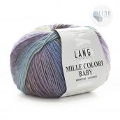 Cuộn Len Lông Cừu Loang Nhiều Màu Yarn Wool Lang Mille Colori Baby